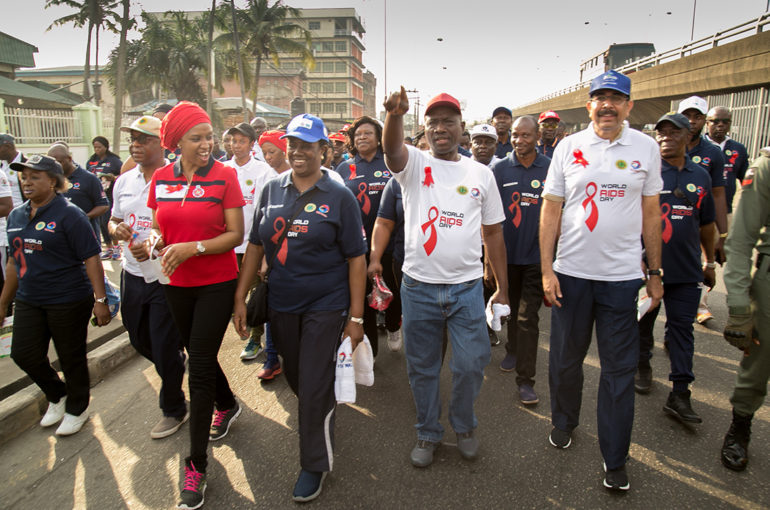 2018 AIDS Walk organized by NiBUCAA for Member and other Stakeholders